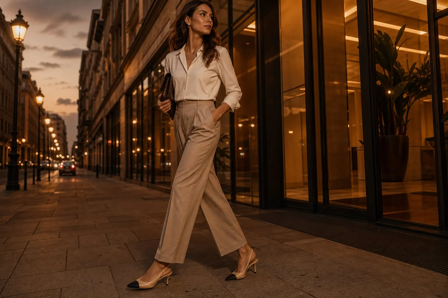 Como usar slingback no trabalho com elegância atual